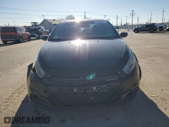 2015 Dodge Dart GT with VIN 1C3CDFEB4FD421675, listed as a Copart auction lot 47302035 with 111,212 mi miles and Salvage Title. Bid and sale history available at DreamBid. Image 5.