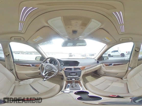 2013 Mercedes-Benz C 250 Sport with VIN WDDGF4HB5DR245894, listed as a Copart auction lot 49035925 with 184,374 mi miles and Salvage Title. Bid and sale history available at DreamBid. Image 13.
