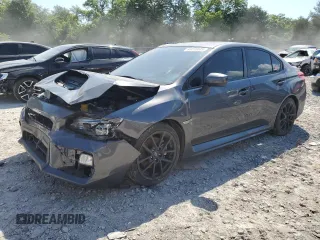 2021 Subaru WRX Premium with VIN JF1VA1C65M9823989, listed as a Copart auction lot 65016605 with 48,692 mi miles and Salvage title. Bid and sale history available at DreamBid. Image 1.