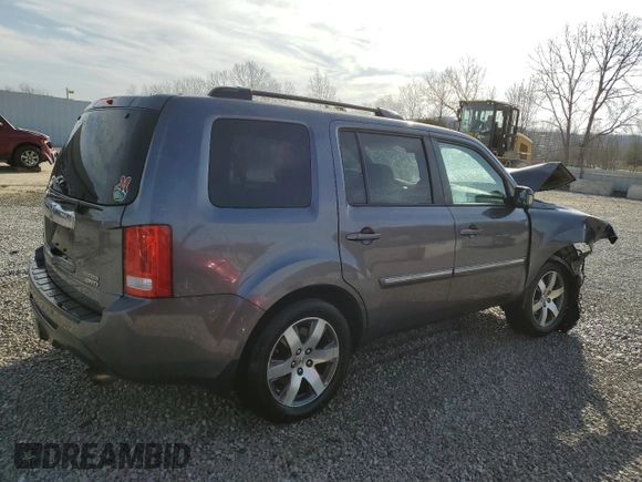 2014 Honda Pilot Touring with VIN 5FNYF4H99EB031008, listed as a Copart auction lot 49169595 with 162,506 mi miles and Non Repairable. Bid and sale history available at carsss.com. Image 3.