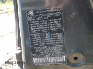 2005 Land Rover LR3 SE z VIN SALAD25405A326701, wystawiony jako IAAI lot #42504979 z przebiegiem 212 359 mil mil oraz . Historia ofert i sprzedaży dostępna na DreamBid. Obrazek 9.