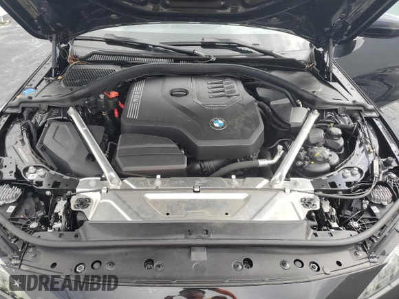 2024 BMW 4 Series 430i with VIN WBA23AT05RCR37355, listed as a Copart auction lot 89371545 with 19,996 mi miles and Salvage title. Bid and sale history available at DreamBid. Image 11.