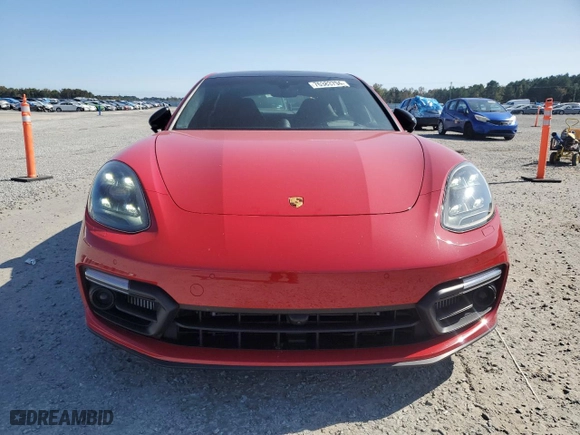 2020 Porsche Panamera GTS with VIN WP0AG2A72LL145924, listed as a Copart auction lot 76383794 with 27,280 mi miles and Salvage Title. Bid and sale history available at carsss.com. Image 5.