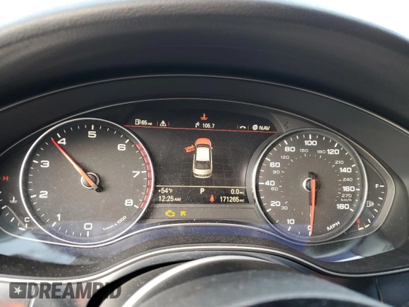 2012 Audi A6 Premium Plus with VIN WAUDFAFC4CN150690, listed as a Copart auction lot 49929245 with 171,265 mi miles and Clean title. Bid and sale history available at DreamBid. Image 9.
