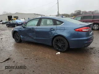 2019 Ford Fusion SE with VIN 3FA6P0HD6KR228591, listed as a Copart auction lot 52126565 with 35,012 mi miles and Salvage Title. Bid and sale history available at carsss.com. Image 2.