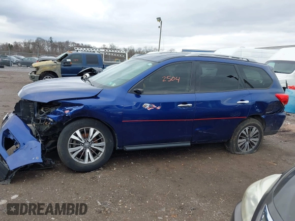 2018 Nissan Pathfinder SV with VIN 5N1DR2MM4JC625898, listed as a IAAI auction lot 41732504 with 118,778 mi miles and . Bid and sale history available at DreamBid. Image 14.