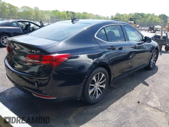 2015 Acura TLX Tech with VIN 19UUB1F57FA005463, listed as a IAAI auction lot 42027656 with 171,708 mi miles. Bid and sale history available at carsss.com. Image 4.