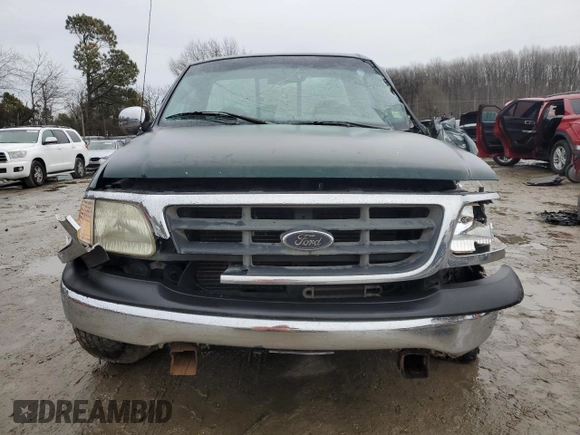 2002 Ford F-150 XL with VIN 1FTRF17W42NB09833, listed as a Copart auction lot 44682545 with 0 mi miles and Salvage Title. Bid and sale history available at carsss.com. Image 5.