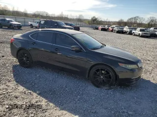 2016 Acura TLX V6 with VIN 19UUB2F34GA004129, listed as a Copart auction lot 49731975 with 129,402 mi miles and Salvage title. Bid and sale history available at DreamBid. Image 4.