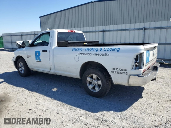 2022 Ram 1500 Tradesman with VIN 3C6JR6DG2NG429493, listed as a Copart auction lot 49106715 with 32,972 mi miles and Salvage title. Bid and sale history available at DreamBid. Image 2.