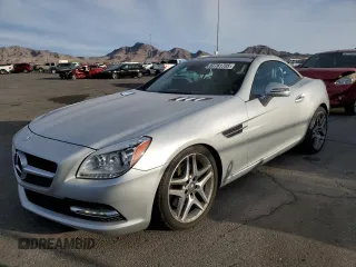 2016 Mercedes-Benz SLK 300 with VIN WDDPK3JA6GF121811, listed as a Copart auction lot 87761705 with 27,272 mi miles and Salvage Title. Bid and sale history available at DreamBid. Image 1.