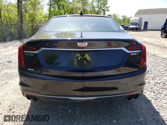 2020 Cadillac CT6 Platinum AWD with VIN 1G6KV5RJ1LU105777, listed as a Copart auction lot 57151325 with 29,004 mi miles and Salvage title. Bid and sale history available at DreamBid. Image 6.