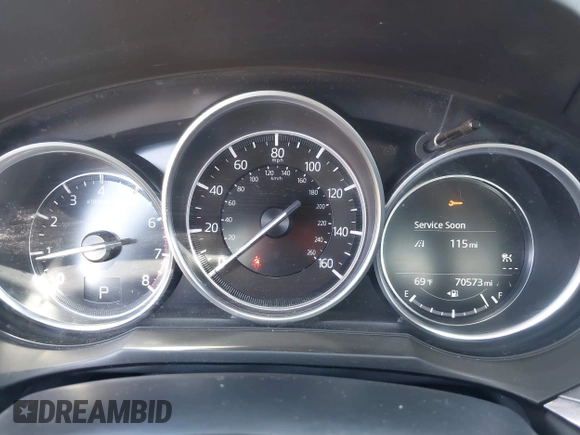 2020 Mazda 6 Grand Touring with VIN JM1GL1TY7L1511054, listed as a IAAI auction lot 41734848 with 70,573 mi miles and . Bid and sale history available at carsss.com. Image 7.