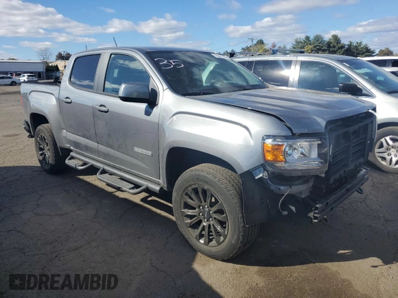 2021 GMC Canyon 4WD Elevation with VIN 1GTG6CEN0M1206440, listed as a Copart auction lot 75977144 with 43,943 mi miles and Salvage Title. Bid and sale history available at carsss.com. Image 4.