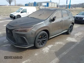 2024 Lexus NX with VIN 2T2KGCEZXRC059679, listed as a IAAI auction lot 41696350 with 5,311 mi miles. Bid and sale history available at carsss.com. Image 2.