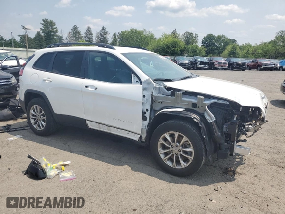 2022 Jeep Cherokee Latitude Lux z VIN 1C4PJMMN2ND532083, wystawiony jako Copart lot #59398865 z przebiegiem 23 604 mil mil oraz Szkoda całkowita • Salvage title. Historia ofert i sprzedaży dostępna na DreamBid. Obrazek 4.