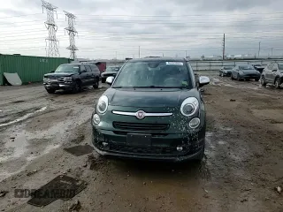 2015 FIAT 500L Lounge with VIN ZFBCFACH3FZ034699, listed as a Copart auction lot 46993955 with 66,238 mi miles and Salvage Title. Bid and sale history available at carsss.com. Image 11.