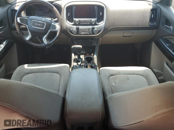 2015 GMC Canyon 2WD SLE with VIN 1GTG5BEA4F1220791, listed as a Copart auction lot 66525304 with 0 mi miles and Salvage Title. Bid and sale history available at carsss.com. Image 8.