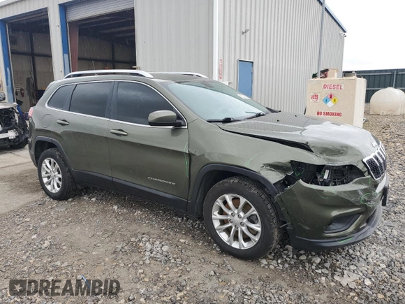 2019 Jeep Cherokee Latitude z VIN 1C4PJLCB6KD312362, wystawiony jako Copart lot #55331535 z przebiegiem 143 250 mil mil oraz Szkoda całkowita • Salvage title. Historia ofert i sprzedaży dostępna na DreamBid. Obrazek 4.
