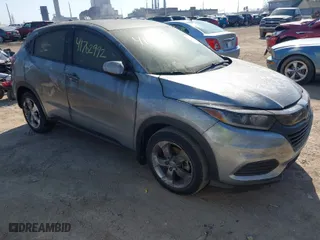 2019 Honda HR-V LX with VIN 3CZRU6H32KG711575, listed as a IAAI auction lot 41762992 with 34,204 mi miles. Bid and sale history available at carsss.com. Image 1.