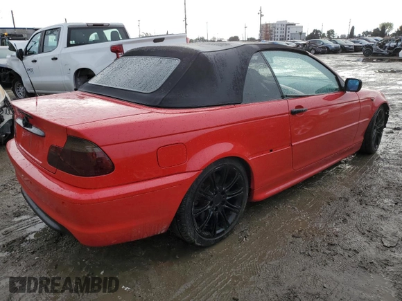 2006 BMW 3 Series 330Ci with VIN WBABW53446PZ39569, listed as a Copart auction lot 44373825 with 0 mi miles and Salvage Title. Bid and sale history available at carsss.com. Image 3.