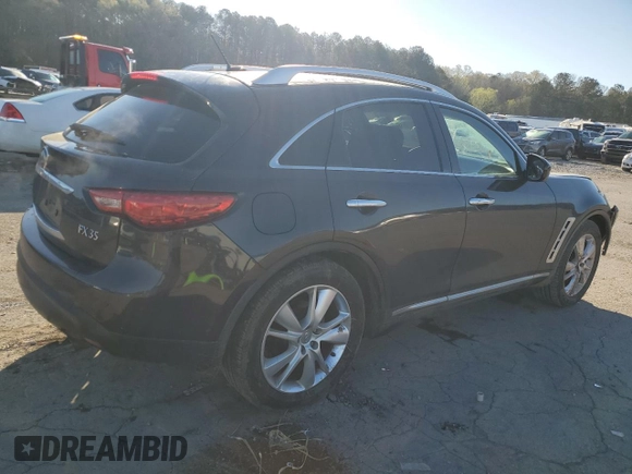 2012 Infiniti FX35 with VIN JN8AS1MU3CM122063, listed as a Copart auction lot 49909165 with 147,716 mi miles and Salvage Title. Bid and sale history available at carsss.com. Image 3.