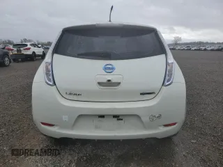 2011 Nissan LEAF SL-e with VIN JN1AZ0CPXBT004287, listed as a Copart auction lot 48035995 with 44,730 mi miles and Clean Title. Bid and sale history available at carsss.com. Image 6.