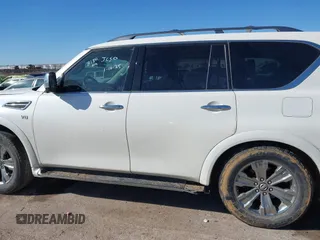 2020 Nissan Armada Platinum with VIN JN8AY2NF2L9361725, listed as a IAAI auction lot 41402106 with Not Provided miles. Bid and sale history available at carsss.com. Image 14.