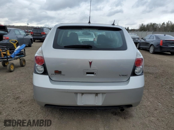 2009 Pontiac Vibe w/1SA with VIN 5Y2SP678X9Z431392, listed as a Copart auction lot 82357514 with 128,854 mi miles and Clean Title. Bid and sale history available at carsss.com. Image 6.