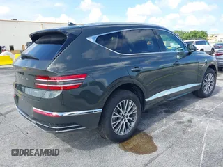 2025 Genesis GV80 Standard with VIN KMUHFESB8SU248051, listed as a IAAI auction lot 42652097 with 8,960 mi miles and . Bid and sale history available at DreamBid. Image 4.
