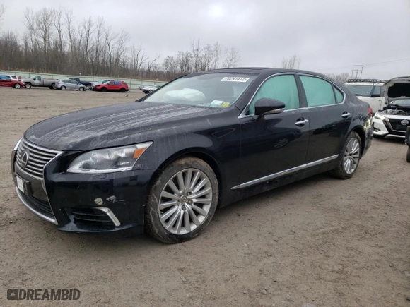 2016 Lexus LS 460 L with VIN JTHDL5EF3G5007698, listed as a Copart auction lot 70291412 with 70018 miles. Bid and sale history available at carsss.com. Image 1.