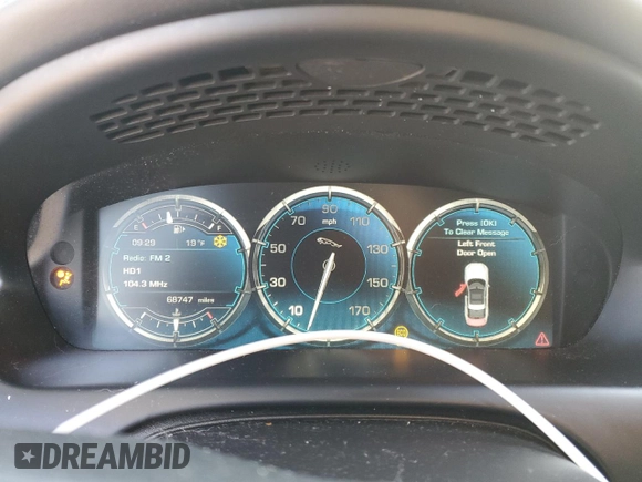 2014 Jaguar XJ Portfolio with VIN SAJWJ2GD6E8V73491, listed as a Copart auction lot 42472345 with 68,747 mi miles and Salvage title. Bid and sale history available at DreamBid. Image 9.