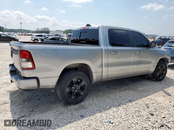 2022 Ram 1500 Lone Star z VIN 1C6RREFT0NN276630, wystawiony jako Copart lot #58753925 z przebiegiem 66 293 mil mil oraz Czysty tytuł • Clean title. Historia ofert i sprzedaży dostępna na DreamBid. Obrazek 3.