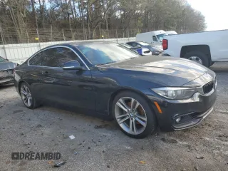 2018 BMW 4 Series 430i with VIN WBA4W3C51JAB87446, listed as a Copart auction lot 85241814 with 153,525 mi miles and Salvage Title. Bid and sale history available at DreamBid. Image 4.
