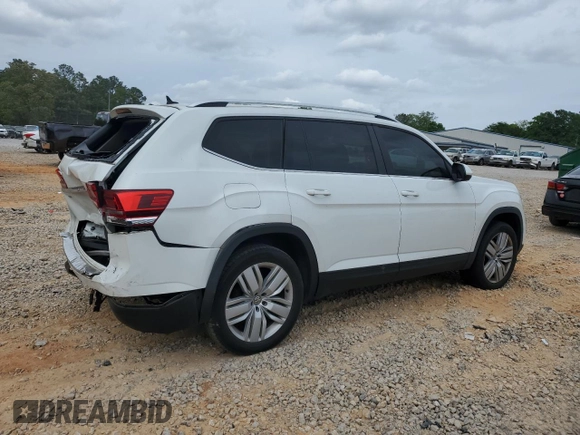 2019 Volkswagen Atlas SE with VIN 1V2WR2CAXKC612609, listed as a Copart auction lot 54451635 with 48,548 mi miles and Salvage title. Bid and sale history available at DreamBid. Image 3.