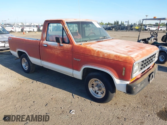 1986 Ford Ranger with VIN 1FTBR10TXGUC37578, listed as a IAAI auction lot 42209030 with 8,983 mi miles and . Bid and sale history available at DreamBid. Image 1.