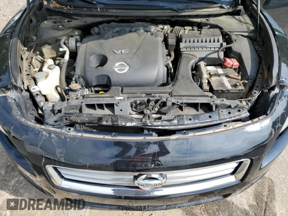 2013 Nissan Maxima S with VIN 1N4AA5AP1DC840938, listed as a Copart auction lot 54053185 with 145,174 mi miles and Salvage Title. Bid and sale history available at DreamBid. Image 11.