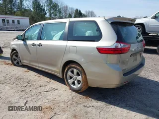 2015 Toyota Sienna L with VIN 5TDZK3DC4FS669496, listed as a IAAI auction lot 41691430 with 119,427 mi miles. Bid and sale history available at carsss.com. Image 3.
