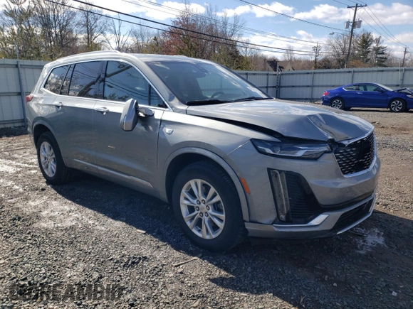 2023 Cadillac XT6 AWD Luxury with VIN 1GYKPBR43PZ106884, listed as a Copart auction lot 45300875 with 37,334 mi miles and Salvage Title. Bid and sale history available at carsss.com. Image 4.