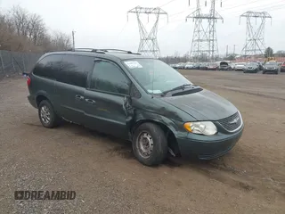 2003 Chrysler Town & Country with VIN 2C4GP24R43R255341, listed as a IAAI auction lot 41687331 with 129,592 mi miles. Bid and sale history available at carsss.com. Image 1.