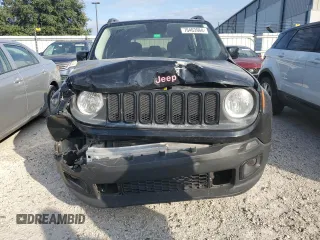2017 Jeep Renegade Latitude with VIN ZACCJABB7HPG59973, listed as a Copart auction lot 76463964 with 164,130 mi miles and Salvage Title. Bid and sale history available at carsss.com. Image 5.