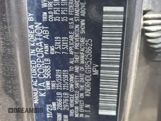 2024 Kia Sorento EX with VIN KNDRHDLG1R5258625, listed as a Copart auction lot 56949095 with 11,112 mi miles and Salvage title. Bid and sale history available at DreamBid. Image 13.