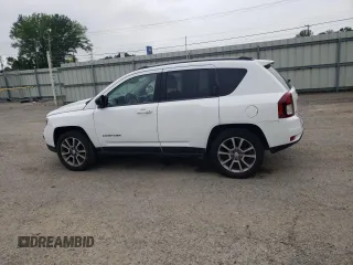 2017 Jeep Compass 75th Anniversary Edition with VIN 1C4NJDBB5HD168276, listed as a Copart auction lot 54516835 with 95,153 mi miles and Clean Title. Bid and sale history available at carsss.com. Image 2.