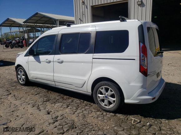 2015 Ford Transit Connect Wagon XLT with VIN NM0GE9F78F1181924, listed as a Copart auction lot 48742645 with 267,047 mi miles and Salvage Title. Bid and sale history available at carsss.com. Image 2.