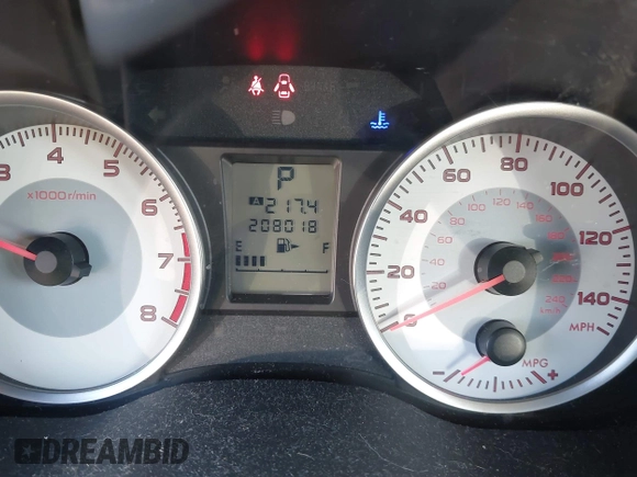 2012 Subaru Impreza Premium z VIN JF1GPAC67CH201275, wystawiony jako IAAI lot #41230471 z przebiegiem 208 018 mil mil oraz . Historia ofert i sprzedaży dostępna na DreamBid. Obrazek 7.