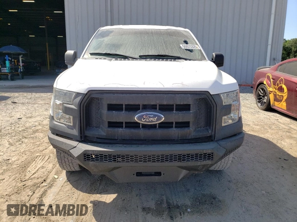 2017 Ford F-150 XL with VIN 1FTMF1CF1HKC39076, listed as a Copart auction lot 50823325 with 145,920 mi miles and Salvage Title. Bid and sale history available at carsss.com. Image 5.
