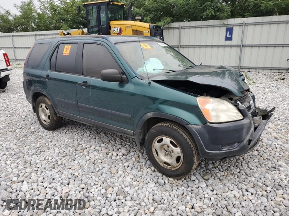 2002 Honda CR-V LX z VIN JHLRD785X2C083218, wystawiony jako Copart lot #73082804 z przebiegiem Nie podano mil oraz Szkoda całkowita • Salvage title. Historia ofert i sprzedaży dostępna na DreamBid. Obrazek 4.