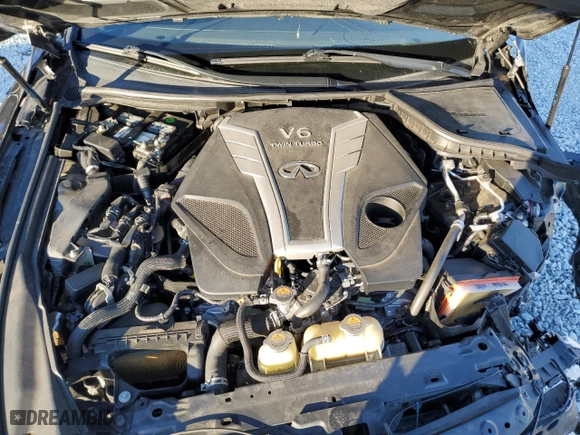 2018 Infiniti Q50 RED SPORT 400 with VIN JN1FV7AP1JM461141, listed as a Copart auction lot 82572024 with NaN miles and Salvage Title. Bid and sale history available at carsss.com. Image 13.