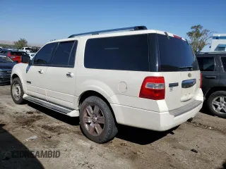 2007 Ford Expedition EL Limited with VIN 1FMFK19537LA13161, listed as a Copart auction lot 74686214 with 0 mi miles and Salvage Title. Bid and sale history available at carsss.com. Image 2.