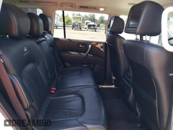 2014 Infiniti QX80 with VIN JN8AZ2NC9E9350906, listed as a Copart auction lot 65817505 with 123,790 mi miles and Clean title. Bid and sale history available at DreamBid. Image 10.